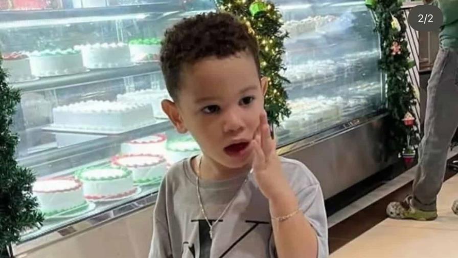 Roldanis Calderón, de tres años, es el niño desaparecido en Jarabacoa desde el pasado domingo 30 de marzo.