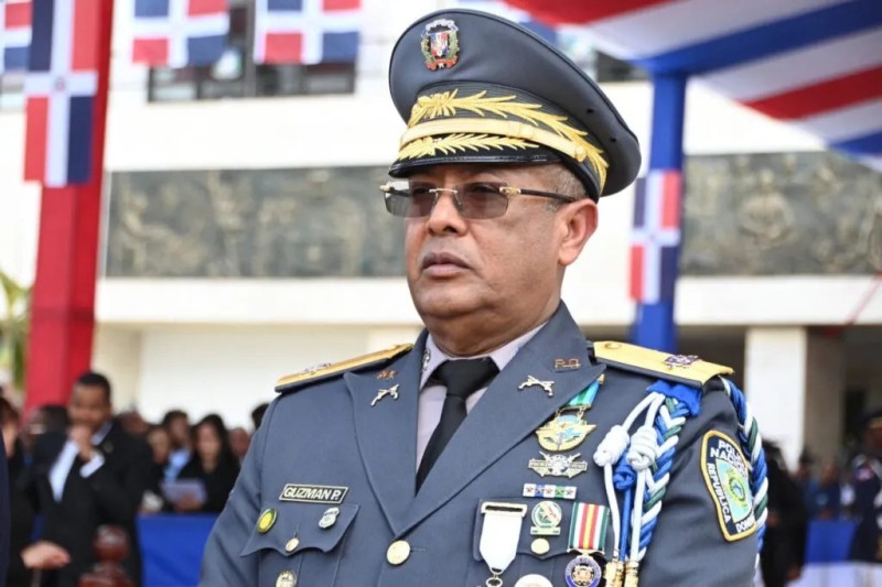 El mayor general, Ramón Antonio Guzmán Peralta