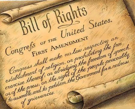 Texto de la primera enmienda de la Constitución de los Estados Unidos — Concepto de libertad de expresión, religión y prensa