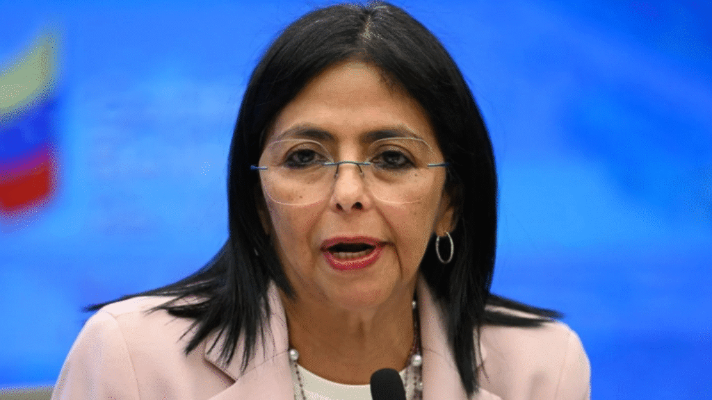 Fotografía de archivo de la vicepresidenta ejecutiva de Venezuela, Delcy Rodríguez. EFE
