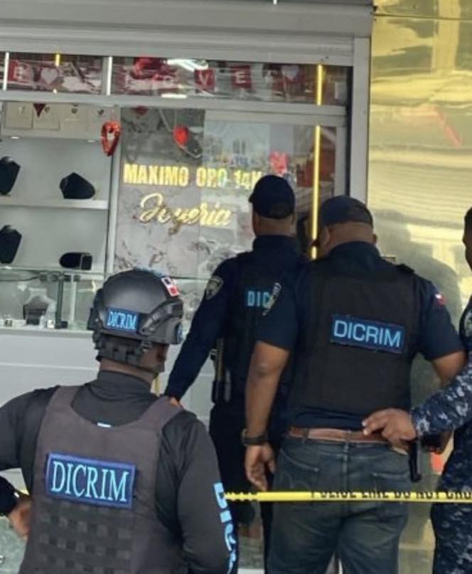 El asalto perpetrado el pasado sábado a la joyería Popi Oro, ubicada en el sector Cristo Rey del Distrito Nacional