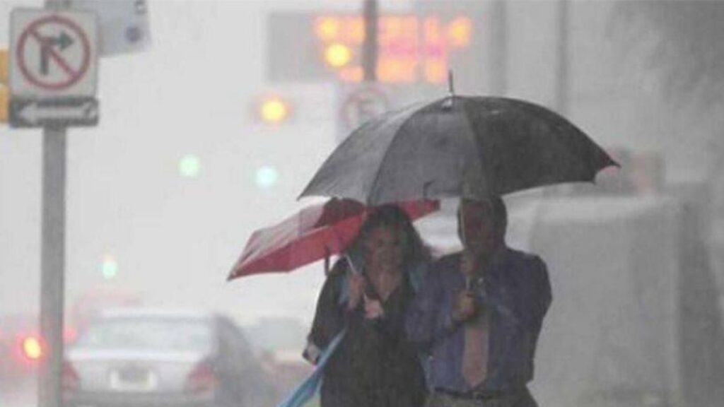Vaguada y vientos del noreste generan lluvias y posibles granizadas