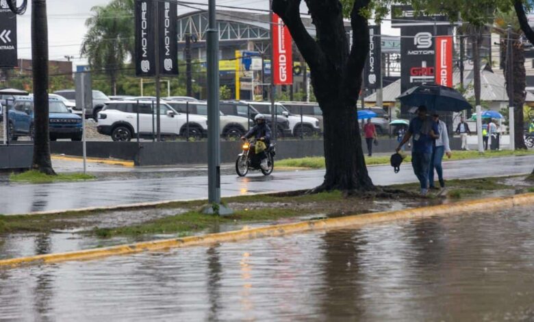 Onda tropical aumentará las lluvias el domingo