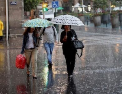 aguada golpeará varias zonas con fuertes aguaceros y tormentas
