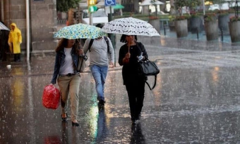 aguada golpeará varias zonas con fuertes aguaceros y tormentas