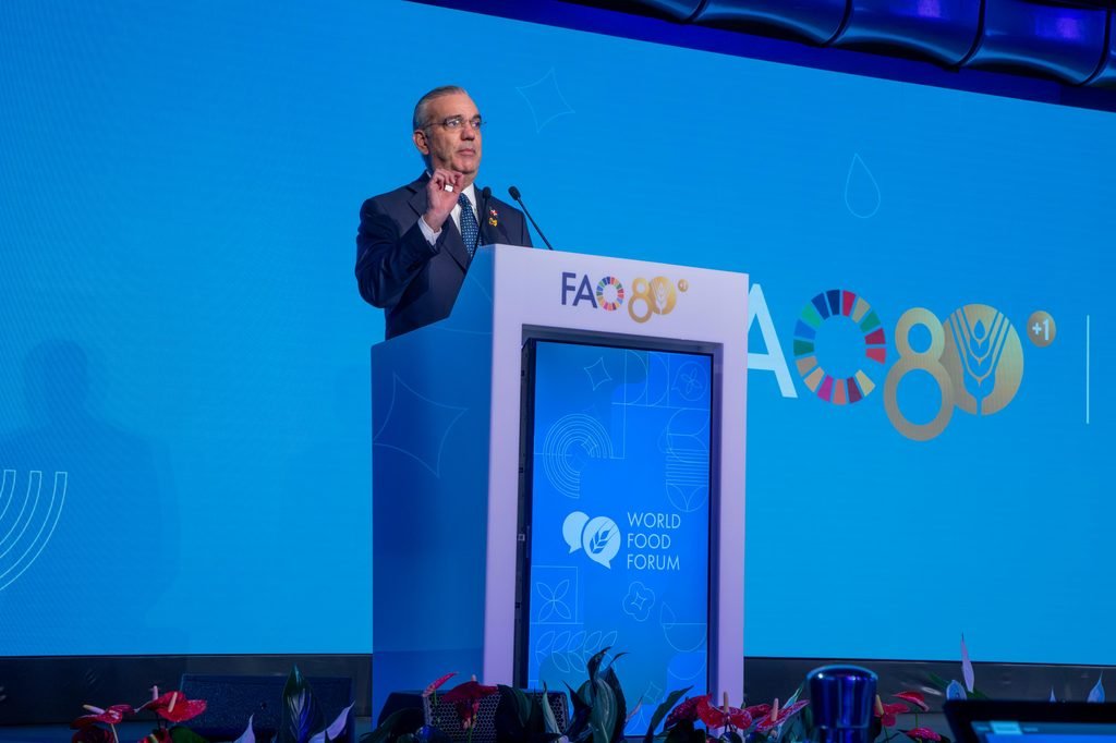Ante la FAO, Abinader resaltó la reducción del hambre en RD y atribuyó los avances al aumento de la producción y los ingresos.
